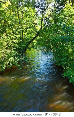 Beautiful River Wuerm In Munich