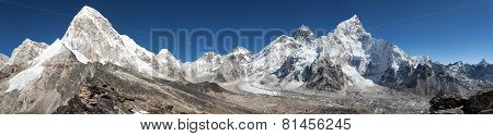 Panoramic View Of Mount Everest