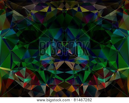 Colorful Polygonal Mosaic Background