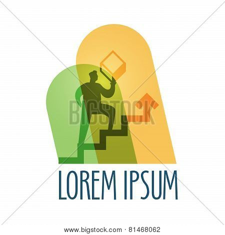 delivery vector logo design template. loader or box icon.