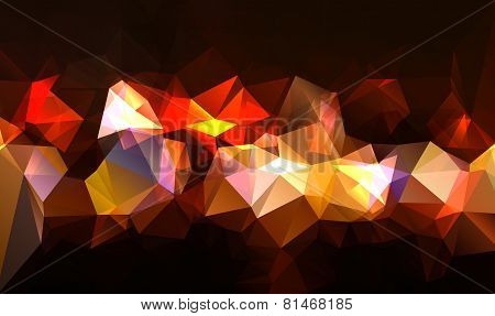 Colorful Polygonal Mosaic Background