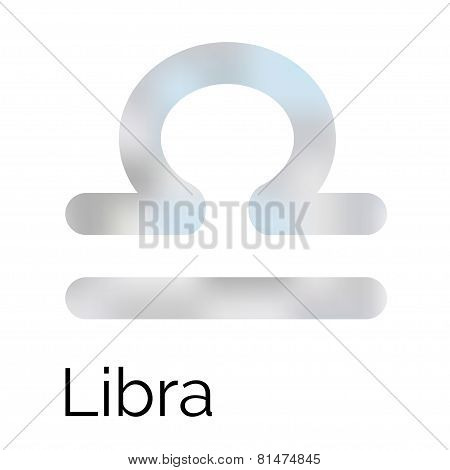 Zodiac Symbol Libra, Vector Sign