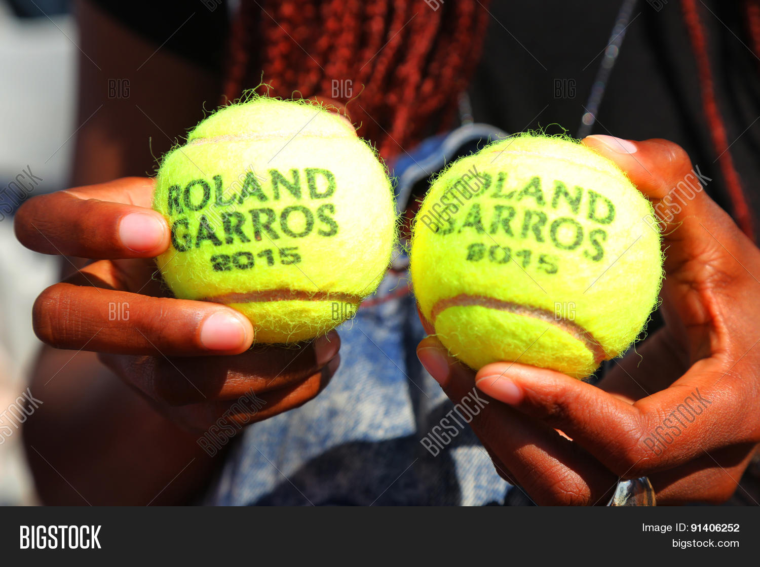 Babolat Roland Garros 2015 Tennis Ball at Le Stade Roland Garros in