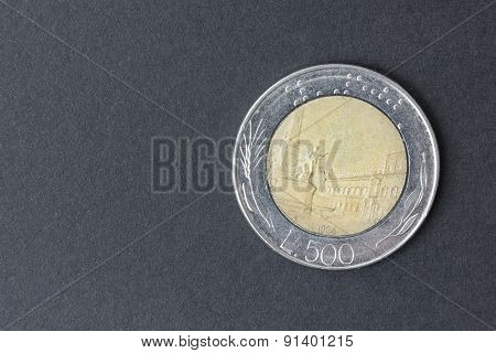 Five Hundred Lire Italian