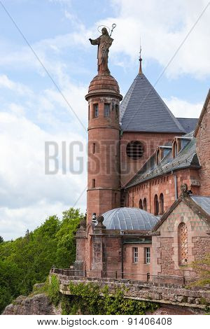 Mont Saint-odile In The Vosges Mountains In Alsace, France