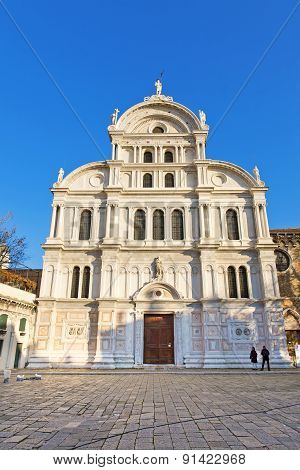 Chiesa Di San Zaccaria, St. Zacharias Church In Venice, Dedicated To The Father Of John The Baptist,