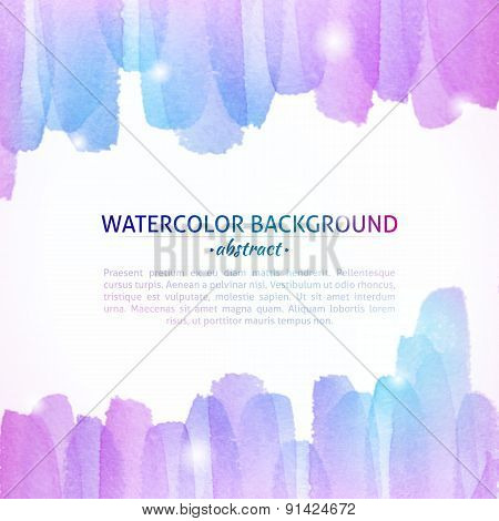 Watercolor Colorful Abstract Background