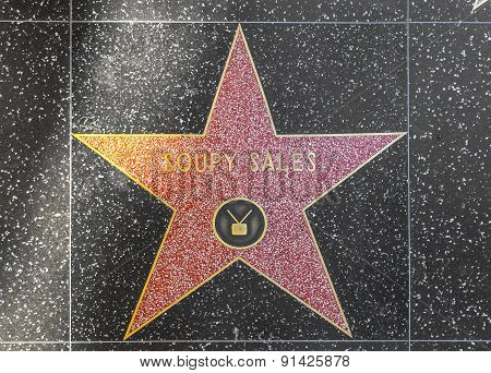 Soupy Sales's Star On Hollywood Walk Of Fame