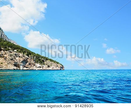 Rocky Coast In Orosei Gulf