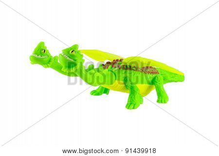 Green Hideous Zippleback Two Heads Dragon Toy Character