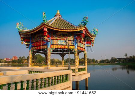 Beautiful Chinese Temple In Thailand