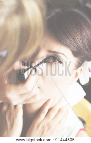 Bridal Make Up At Finish