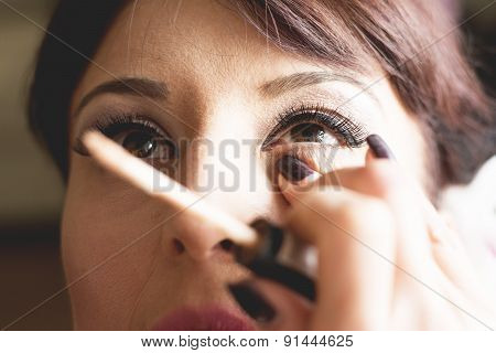 Bridal Make Up At Finish