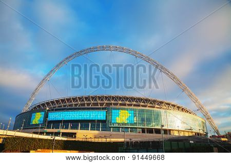 Wembley Stadium In London, Uk