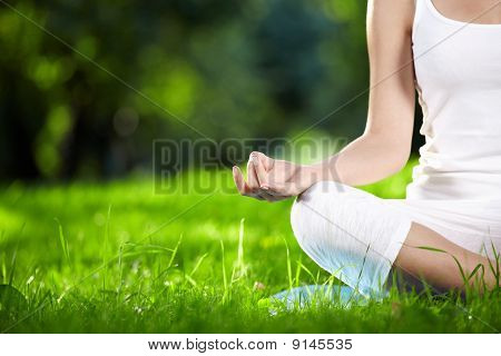 Lotus-pose