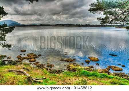 Calik Pond Under An Overcast Sky