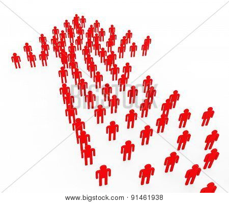People Synergy Leadership Means Working Together And Authority