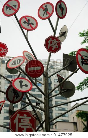Chinese traffic signs