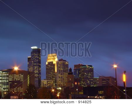 Minneapolis Skyline Dusk