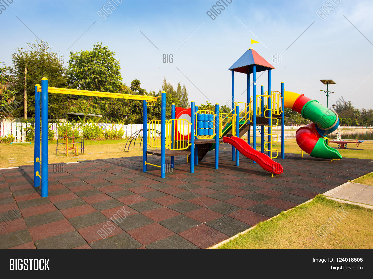 Colorful Playground On Image & Photo (Free Trial) Bigstock