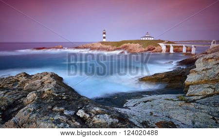 View On Pancha Island At Sunset