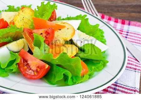 Tomato, Sweet Pepper with Egg and Bruschetta Studio Phoro