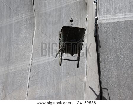 Wheel Barrow Suspended