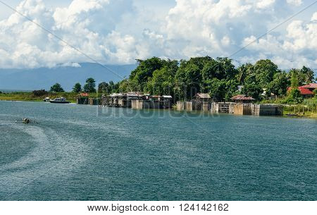 Poso River Near Tentena. Indonesia