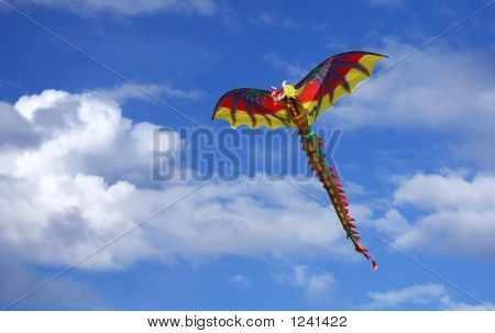 Dragon Kite i himlen