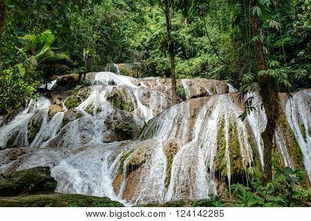 Saluopa Waterfall In Tentena