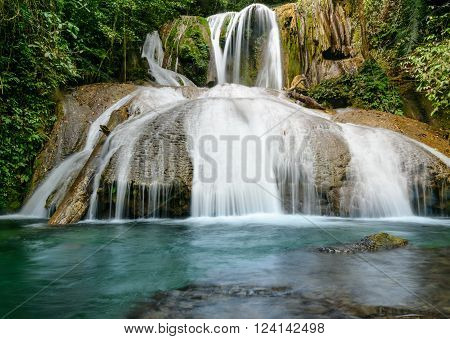 Saluopa Waterfall In Tentena