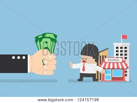 Businessman Do Not Want To Sell His Business