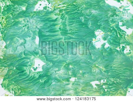 Abstract Watercolor Colorful Texture Art Background. Monotype effect of paint and paper. Paint texture background. Splatter Paint Splash background textures. Made by gouache and watercolor paint.
