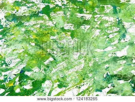 Abstract Watercolor Colorful Texture Art Background. Monotype effect of paint and paper. Paint texture background. Splatter Paint Splash background textures. Made by gouache and watercolor paint.