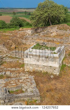 Ruins of ancient Troy, Canakkale Province, Turkey