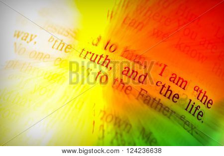 Bible Text - I Am The Way, The Truth, And The Life