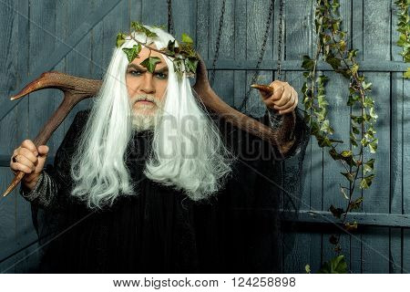 Zeus Man With Horns