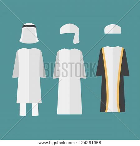 Seamless islamic ornamental borders. 10 eps vector illustration