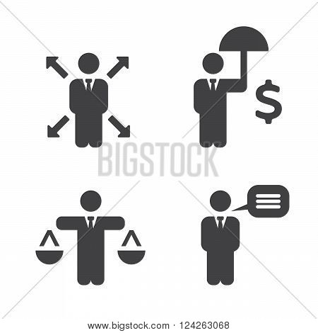 Business Policies Icons.. 10 eps vector illustration