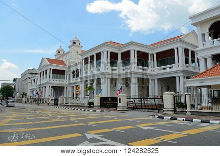George Town/Malaysia - September 2012: Mahkamah Tinggi in George Town Penang Malaysia