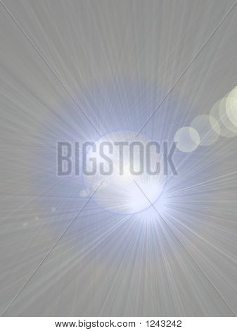 Modrá Ecllipse tří bílých hvězd designu