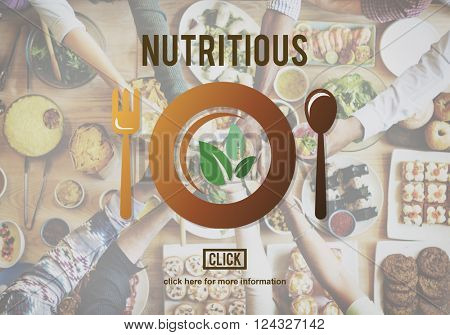 Nutritious Eating Food Health Nourishment Diet Concept