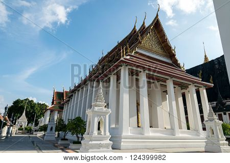 Some areas of Wat Ratchanatdaram Worawihan Bangkok Thailand