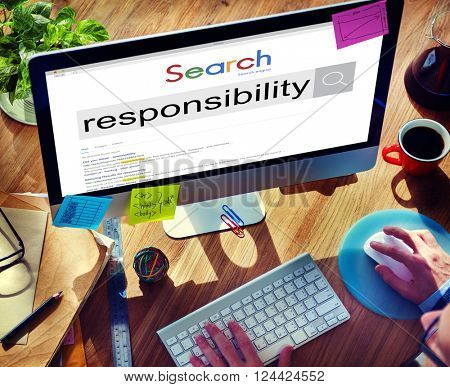 Responsibility Responsible Reliability Task Trust Job Concept