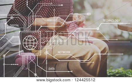 Network Matrix Internet Computer System Net Concept