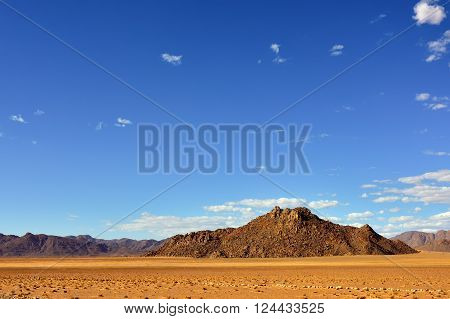 A Dike Geological Formation. Namibia