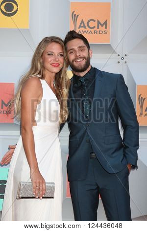 LAS VEGAS - APR 3:  Thomas Rhett at the 51st Academy of Country Music Awards Arrivals at the Four Seasons Hotel on April 3, 2016 in Las Vegas, NV