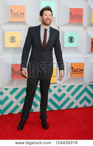 LAS VEGAS - APR 3:  Brett Eldredge at the 51st Academy of Country Music Awards Arrivals at the Four Seasons Hotel on April 3, 2016 in Las Vegas, NV