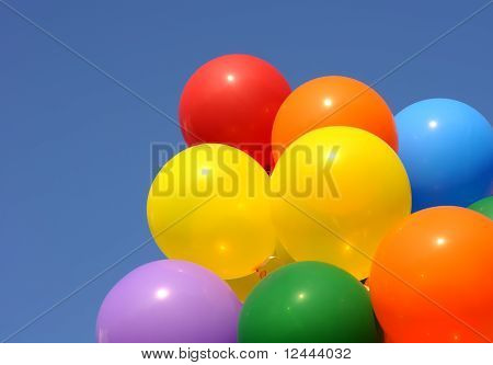 wielobarwny balony