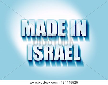 Made in irael with some soft smooth lines